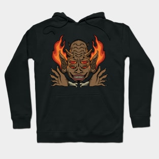 Face of fire Hoodie